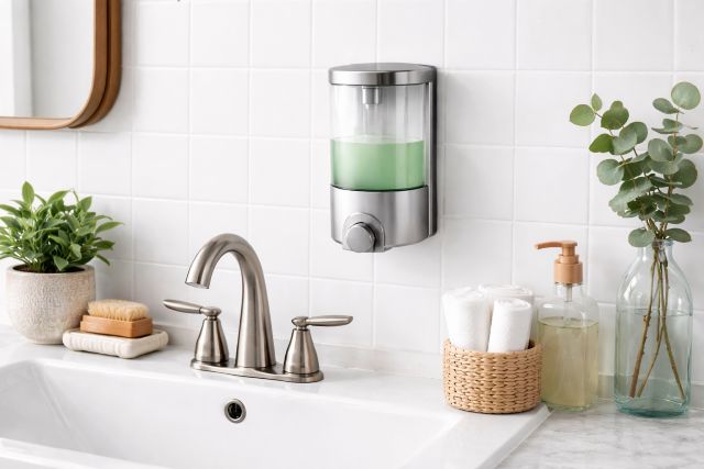 7 Reasons a Wall Mounted Soap Dispenser Keeps Your Sink Area Cleaner