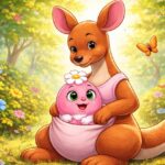 Foofa In Kanga's Pouch: The Cutest Crossover You Need to See