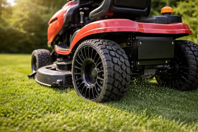airless mower tires
