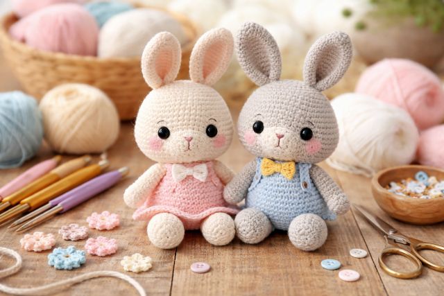 free crochet bunny pattern